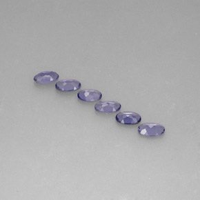  ct natürliche blauer Iolith-Edelsteine, Oval Schliff, VS