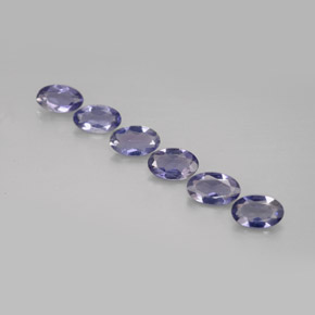  ct natürliche blauer Iolith-Edelsteine, Oval Schliff, VS