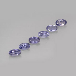  ct natürliche blauer Iolith-Edelsteine, Oval Schliff, VS