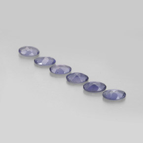  ct natürliche blauer Iolith-Edelsteine, Oval Schliff, VS