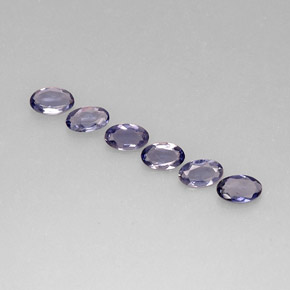  ct natürliche blauer Iolith-Edelsteine, Oval Schliff, VS