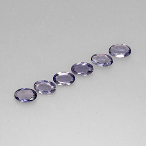 ct natürliche blauer Iolith-Edelsteine, Oval Schliff, VS