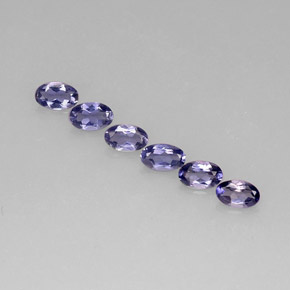  ct natürliche blauer Iolith-Edelsteine, Oval Schliff, VS