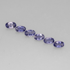  ct natürliche blauer Iolith-Edelsteine, Oval Schliff, VS