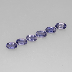  ct natürliche blauer Iolith-Edelsteine, Oval Schliff, VS