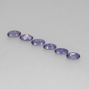  ct natürliche blauer Iolith-Edelsteine, Oval Schliff, VS