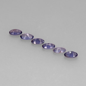  ct natürliche violett-blau Iolith-Edelsteine, Oval Schliff, VS