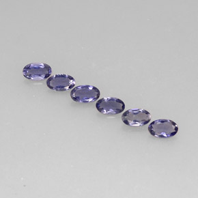  ct natürliche blauer Iolith-Edelsteine, Oval Schliff, VS