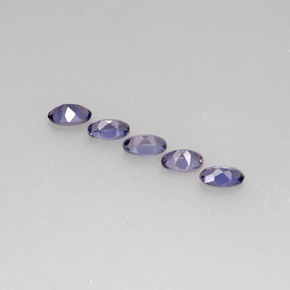  ct natürliche violett-blau Iolith-Edelsteine, Oval Schliff, VS