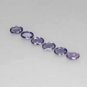  ct natürliche blauer Iolith-Edelsteine, Oval Schliff, VS