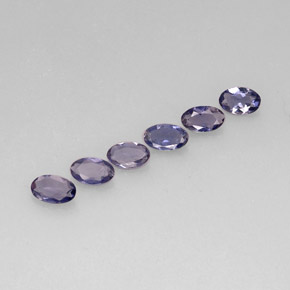  ct natürliche blauer Iolith-Edelsteine, Oval Schliff, VS