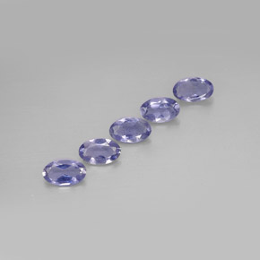  ct natürliche blauer Iolith-Edelsteine, Oval Schliff, VS