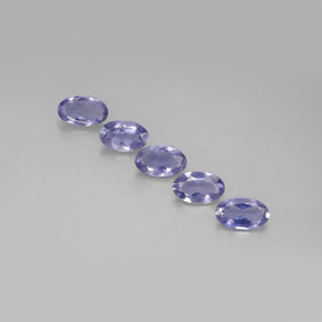  ct natürliche blauer Iolith-Edelsteine, Oval Schliff, VS