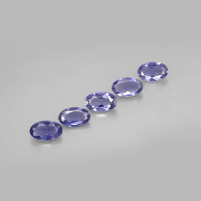  ct natürliche blauer Iolith-Edelsteine, Oval Schliff, VS