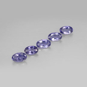  ct natürliche blauer Iolith-Edelsteine, Oval Schliff, VS