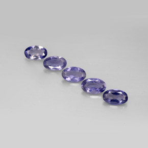  ct natürliche blauer Iolith-Edelsteine, Oval Schliff, VS