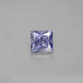 0,88 ctw natürlicher blauer Iolith, Quadrat, VS