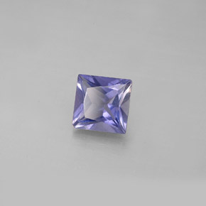 0,86 ctw natürlicher blauer Iolith, Quadrat, VS