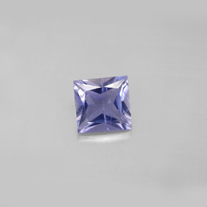0,82 ctw natürlicher blauer Iolith, Quadrat, VS
