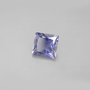 0,82 ctw natürlicher blauer Iolith, Quadrat, VS