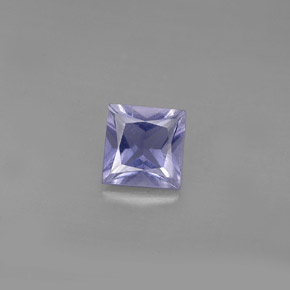0,88 ctw natürlicher blauer Iolith, Quadrat, VS
