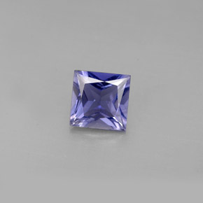 0,94 ctw natürlicher blauer Iolith, Quadrat, VS