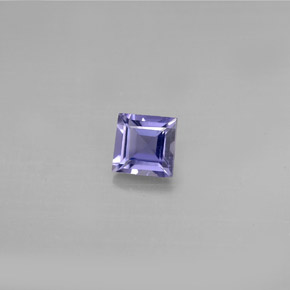 0,55 ctw natürlicher blauer Iolith, Quadrat, VS