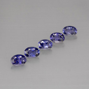  ct natürliche blauer Iolith-Edelsteine, Oval Schliff, VS