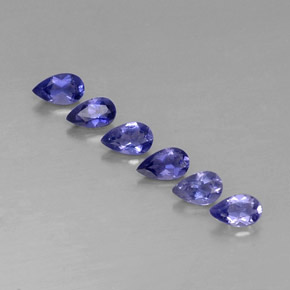  ct natürliche blauer Iolith-Edelsteine, Oval Schliff, VVS-VS