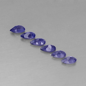  ct natürliche blauer Iolith-Edelsteine, Oval Schliff, VVS-VS
