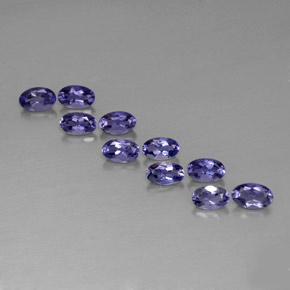  ct natürliche blauer Iolith-Edelsteine, Oval Schliff, VS
