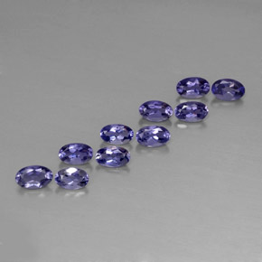  ct natürliche blauer Iolith-Edelsteine, Oval Schliff, VS