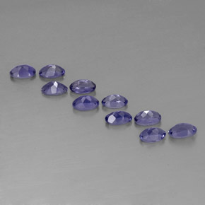  ct natürliche blauer Iolith-Edelsteine, Oval Schliff, VS