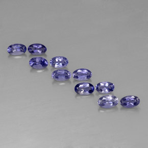  ct natürliche blauer Iolith-Edelsteine, Oval Schliff, VS