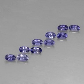  ct natürliche blauer Iolith-Edelsteine, Oval Schliff, VS