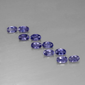  ct natürliche blauer Iolith-Edelsteine, Oval Schliff, VS
