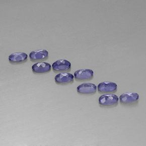  ct natürliche blauer Iolith-Edelsteine, Oval Schliff, VS