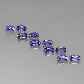  ct natürliche blauer Iolith-Edelsteine, Oval Schliff, VS