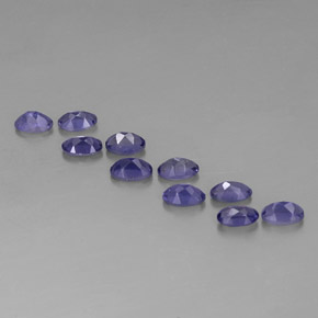  ct natürliche blauer Iolith-Edelsteine, Oval Schliff, VS