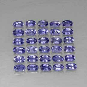  ct natürliche blauer Iolith-Edelsteine, Oval Schliff, VVS-VS