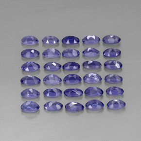  ct natürliche blauer Iolith-Edelsteine, Oval Schliff, VVS-VS