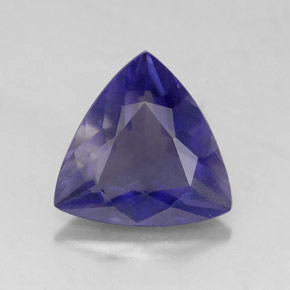 1,64 ctw natürlicher blauer Iolith, Trillion, VS-SI
