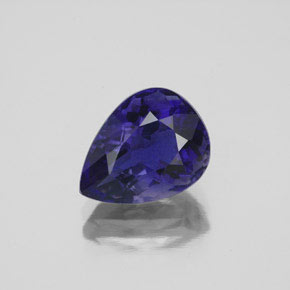 2,32 ctw natürlicher blauer Iolith, Birnenform, VS-SI