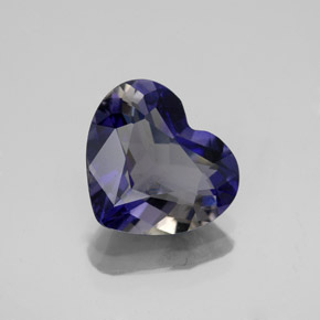 2,46 ctw natürlicher blauer Iolith, Herzform, VS