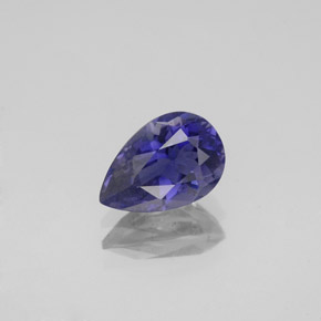 1,18 ctw natürlicher blauer Iolith, Birnenform, VS