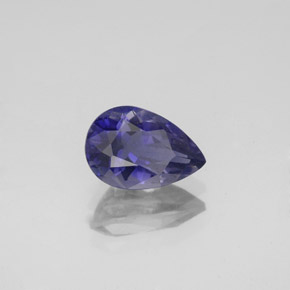 1,18 ctw natürlicher blauer Iolith, Birnenform, VS