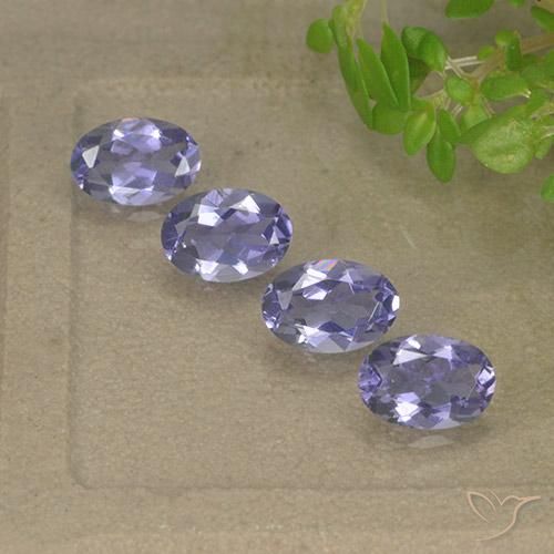 1.43ctw Natürlicher Mittelhelles Violett Iolith, Oval, VS