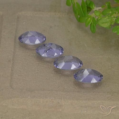 1.43 ct natürliche Mittelhelles Violett Iolith-Edelsteine, Oval, VS