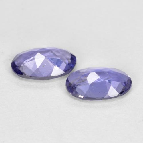 0,61 ct natürliche blauer Iolith-Edelsteine, Oval Schliff, VS
