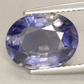 3,58 ctw natürlicher violetter Iolith, Oval Schliff, VS-SI